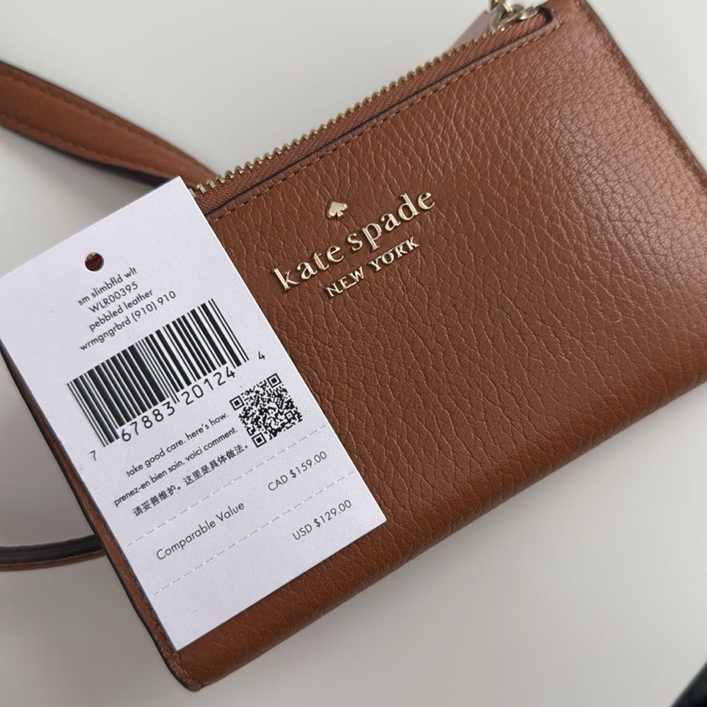 Kate Spade Pebble Leather Triple Compartment Crossbody with Matching Wallet - Picture 5 of 9